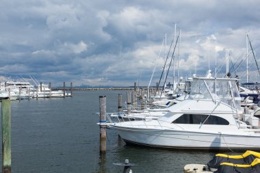 Atlantic Highlands Marina Manhattan Skyline ile