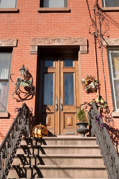 Hoboken Halloween Decorating — Stock Photo, Image