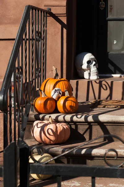 Hoboken Halloween Decorating — Stock Photo, Image