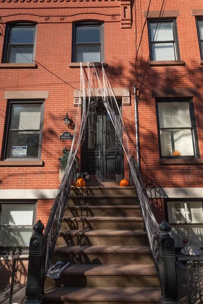 Hoboken Halloween Decorating — Stock Photo, Image