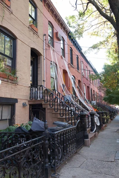 Hoboken Halloween Decorating — Stock Photo, Image