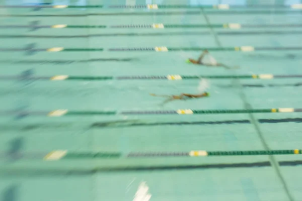 Schwimmer abstrakte Unschärfe — Stockfoto