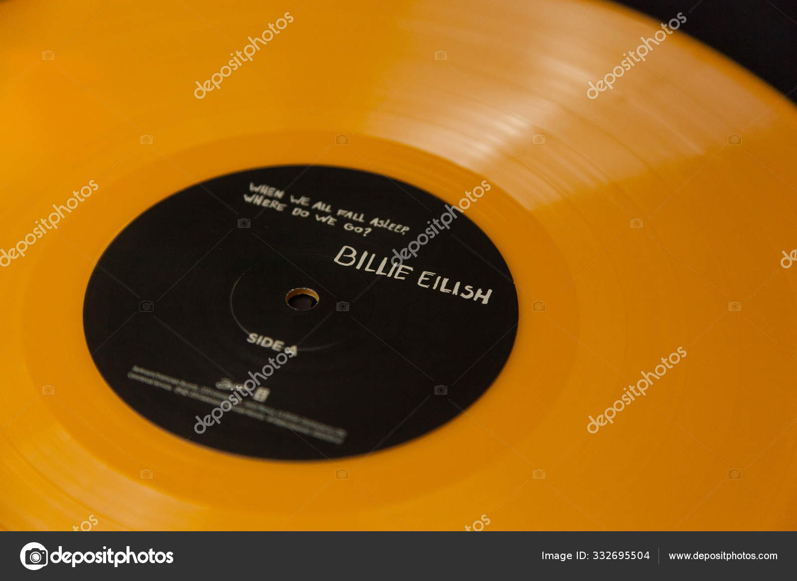 BILLIE EILISH when we fall asleep where do we go LP vinyle UO disque