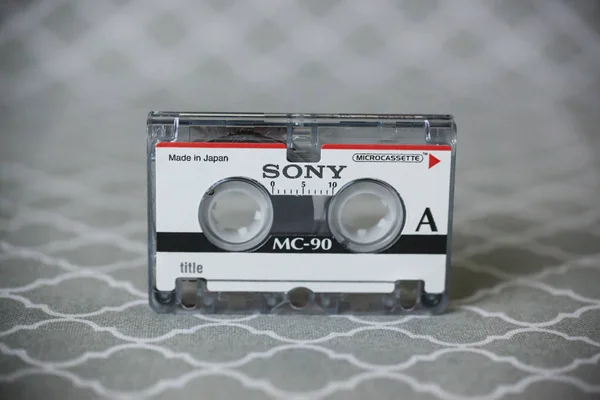 Sony 90 Minute Microcassette — 스톡 사진