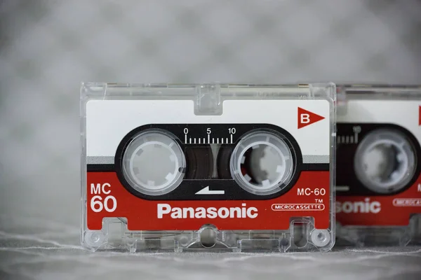 Woodbridge New Jersey Usa Januari 2020 Minuten Opnametijd Panasonic Microcassette — Stockfoto