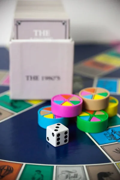 Trivial jogo de tabuleiro de perseguição 80 Edição — Fotografia de Stock