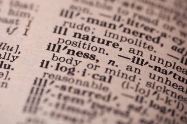 Sözlükte Hastalık Tanımı