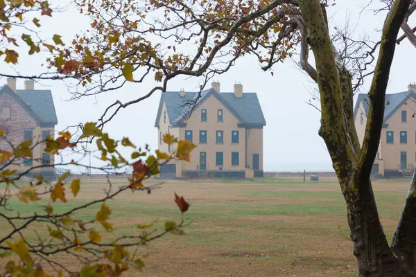 Fort Hancock Case durante l'autunno — Foto Stock