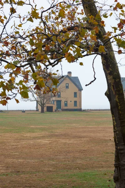 Casas de Fort Hancock durante el otoño — Foto de Stock