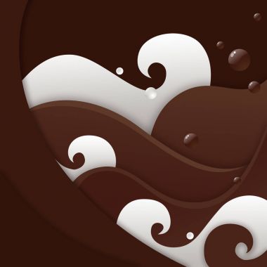 süt ve çikolata arka plan kağıt