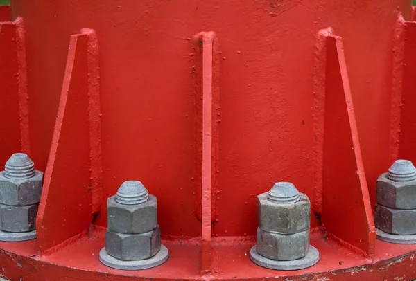 Steel bolt and nuts — Stock Photo, Image