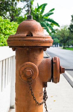 Eski vintage yangın musluğu.