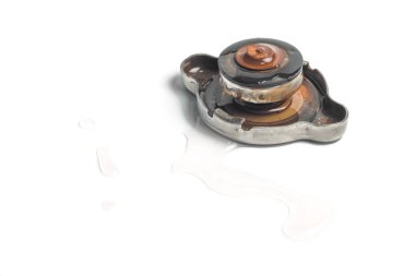 Araba radyatör kapağı.