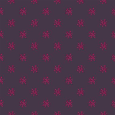 Virüs dikişsiz desenli vektör grafik düz simge tasarımı.