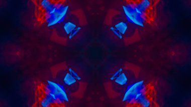 Soyut kaleydoskop arka plan. Güzel çok renkli doku. Farklı renk seçenekleri sunan benzersiz tasarım. Uzun pozlama vurdu.