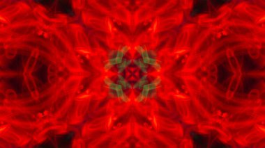 Soyut kaleydoskop arka plan. Güzel çok renkli doku. Farklı renk seçenekleri sunan benzersiz tasarım. Mandala tarzı. Uzun pozlama vurdu.