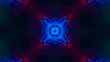 Soyut kaleydoskop arka plan. Güzel çok renkli doku. Farklı renk seçenekleri sunan benzersiz tasarım. Mandala tarzı. Uzun pozlama vurdu.