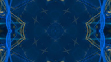 Soyut kaleydoskop arka plan. Güzel çok renkli doku. Farklı renk seçenekleri sunan benzersiz tasarım. Mandala tarzı. Uzun pozlama vurdu.