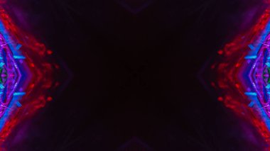 Soyut kaleydoskop arka plan. Güzel çok renkli doku. Benzersiz sürekli değişen tasarım duvar kağıdı. Uzun pozlama vurdu.