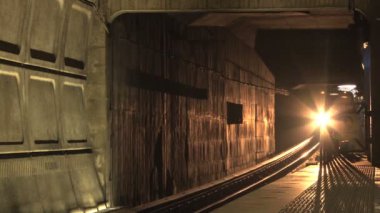 dc metro tren istasyonunda gelen