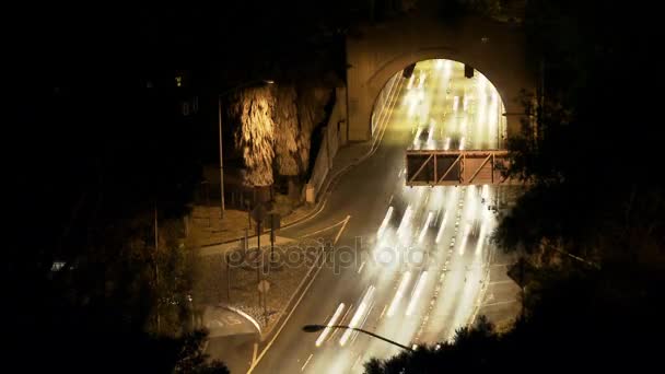 La tunel time lapse — Videoclip de stoc