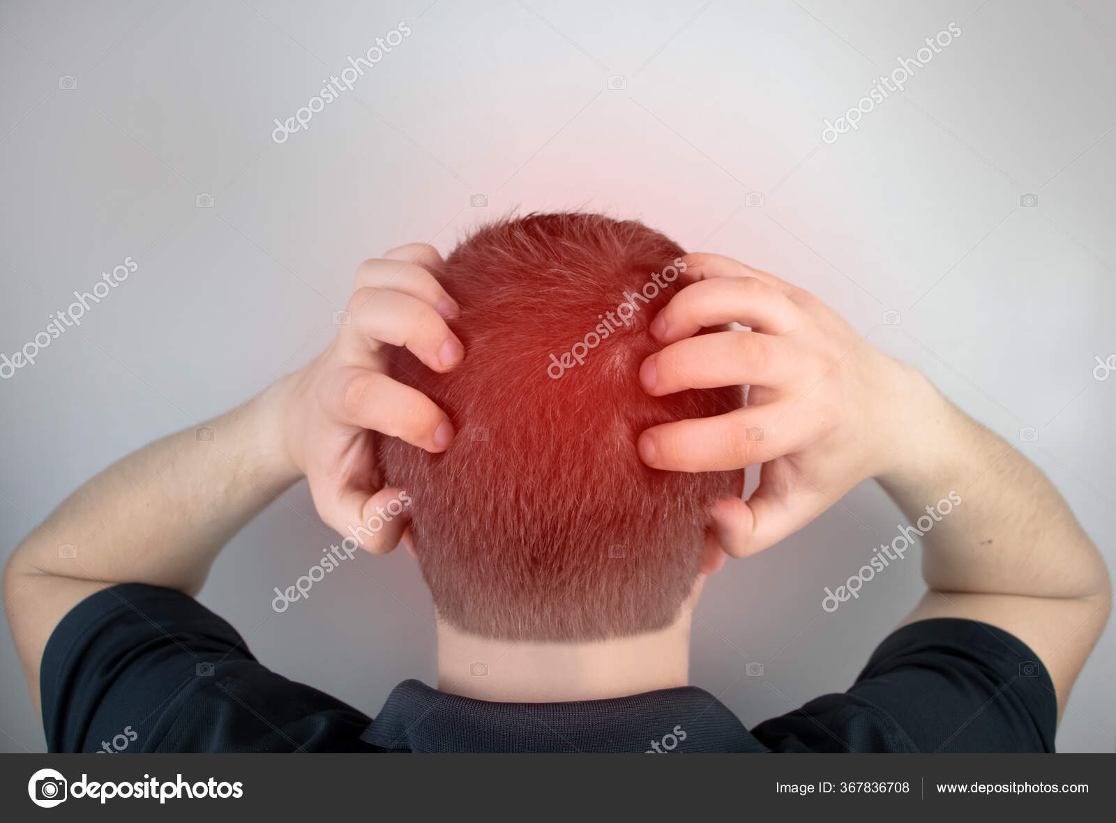 боль в затылке. жжет затылок. болит затылок. триггерные точки при головной боли. годлвная юоль в затылке.