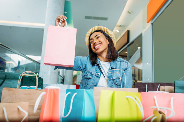 Young woman with shopping bags 