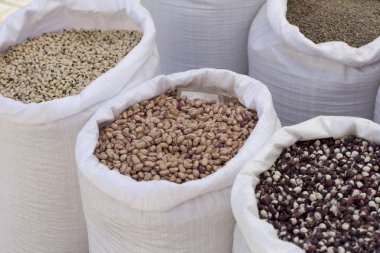 Fasulye torba yakın çekim