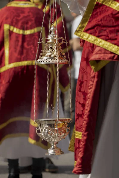 Censer Uma Procissão Semana Santa — Fotografia de Stock