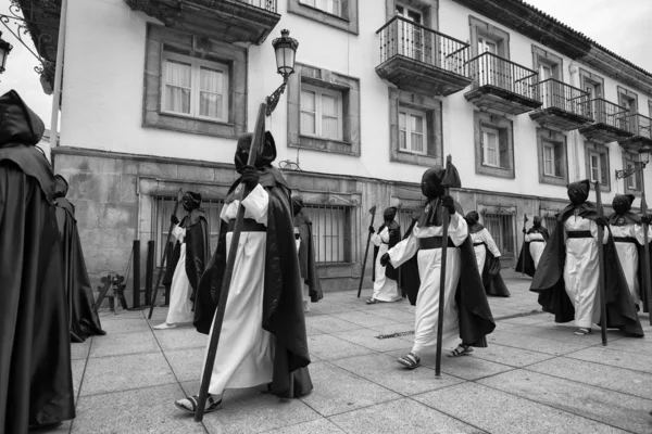 Procesji Wielki Tydzień Asturia — Zdjęcie stockowe