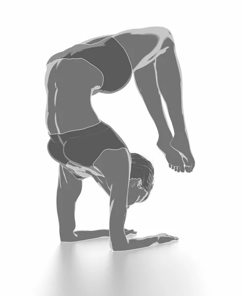 Fitness woman doing yoga — Stock Photo, Image