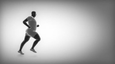 obez adam kilo jogging