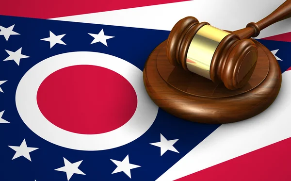 Концепция правовой системы штата Огайо — стоковое фото