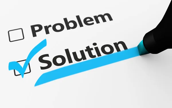 Business Problem Solution Concept — Stock Photo, Image