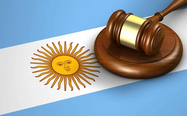 Argentina Concetto di ordinamento giuridico — Foto Stock