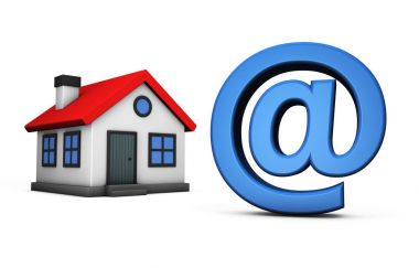 Model ve simge Online mülkiyet kavramı ev