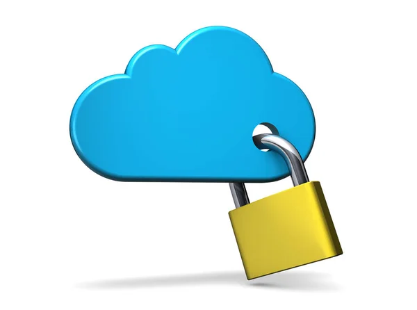 Cloud Computing Data Security — Stock Photo, Image
