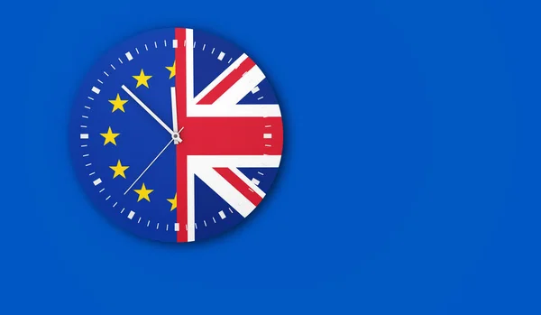 Brexit Clock Concept — Fotografie, imagine de stoc