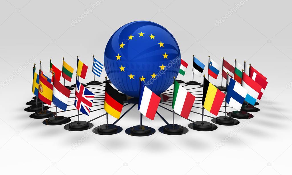 European Union Flags