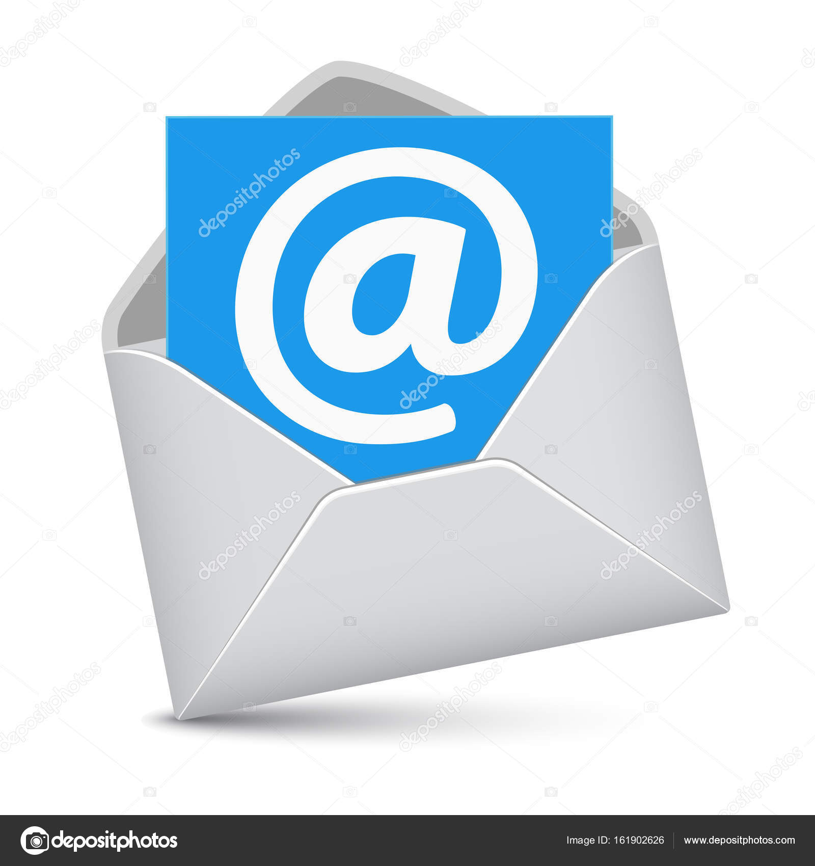 Email Envelope  Contact Icon — Stock Vector © NiroDesign 161902626