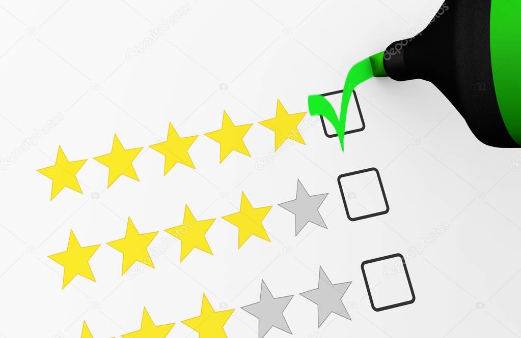 Five Stars Customers Rating