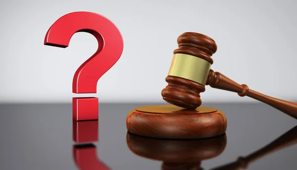 Law And Legal Questions Concept — Stock Photo, Image