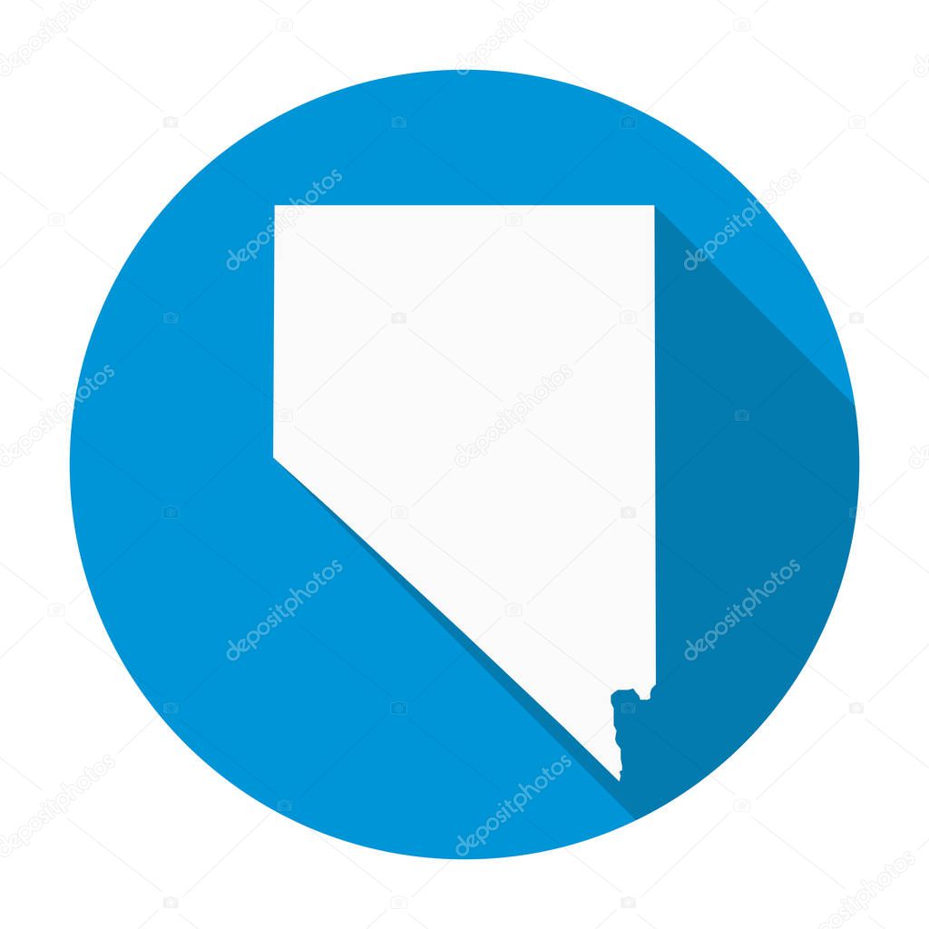 Nevada Map Flat Icon