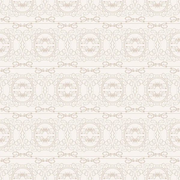 Damask wallpaper seamless pattern — Stock Vector