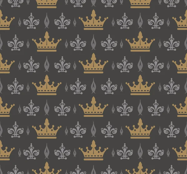 Royal Background Seamless Pattern Convient Pour Couverture Livre Affiche Logo — Image vectorielle