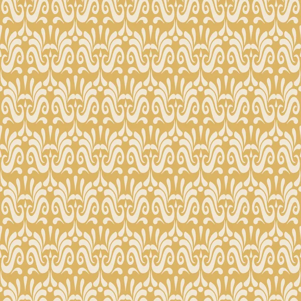 Goldene Dekorative Nahtlose Muster Für Ihr Design Vektor — Stockvektor