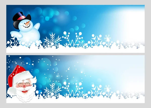 Feliz Natal Feliz Ano Novo Cartões Felicitações Banners Para Seu —  Vetores de Stock