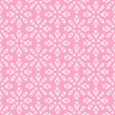 Pembe arka plan modeli. Geçmişe dönük görüntü. Kusursuz desen, duvar kağıdı dokusu. Vektör resmi