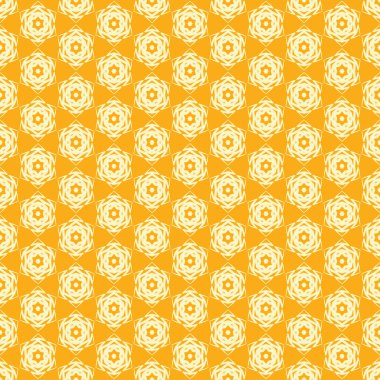 Yellow geometric background, seamless pattern. Suitable for the book cover, poster, logo, invitation. Vector.