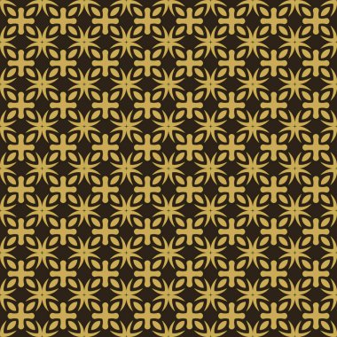 Seamless pattern on a black background. Geometric background wallpaper. Vector graphics